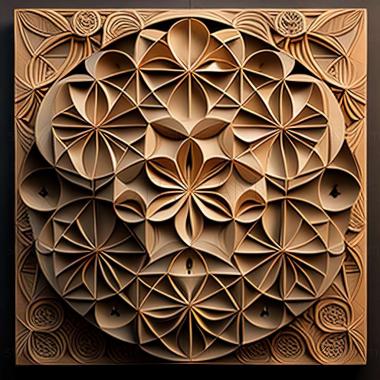 3D model sacred geometry (STL)